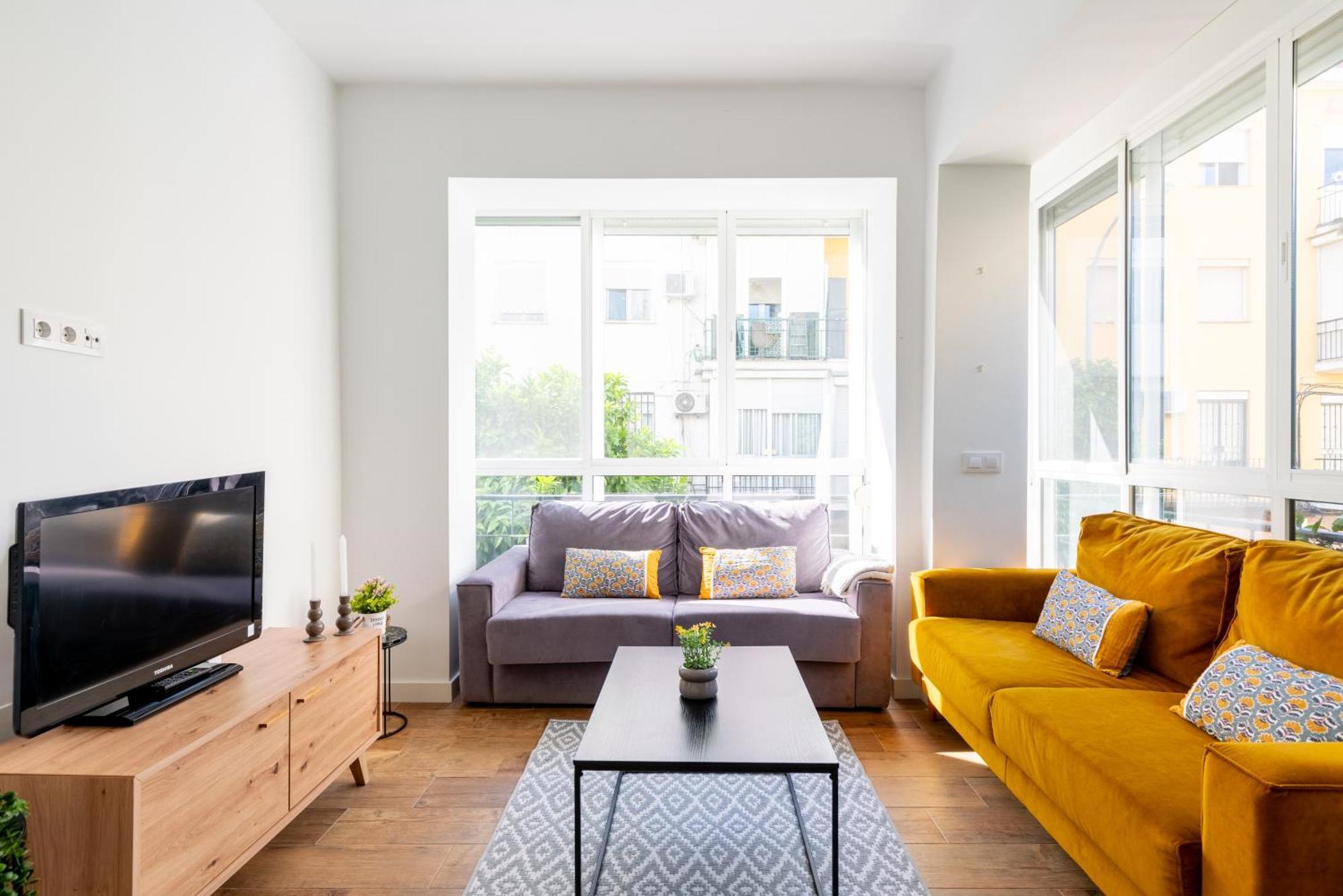Confortable Apto. 3 Habitaciones Sevilla Eksteriør billede