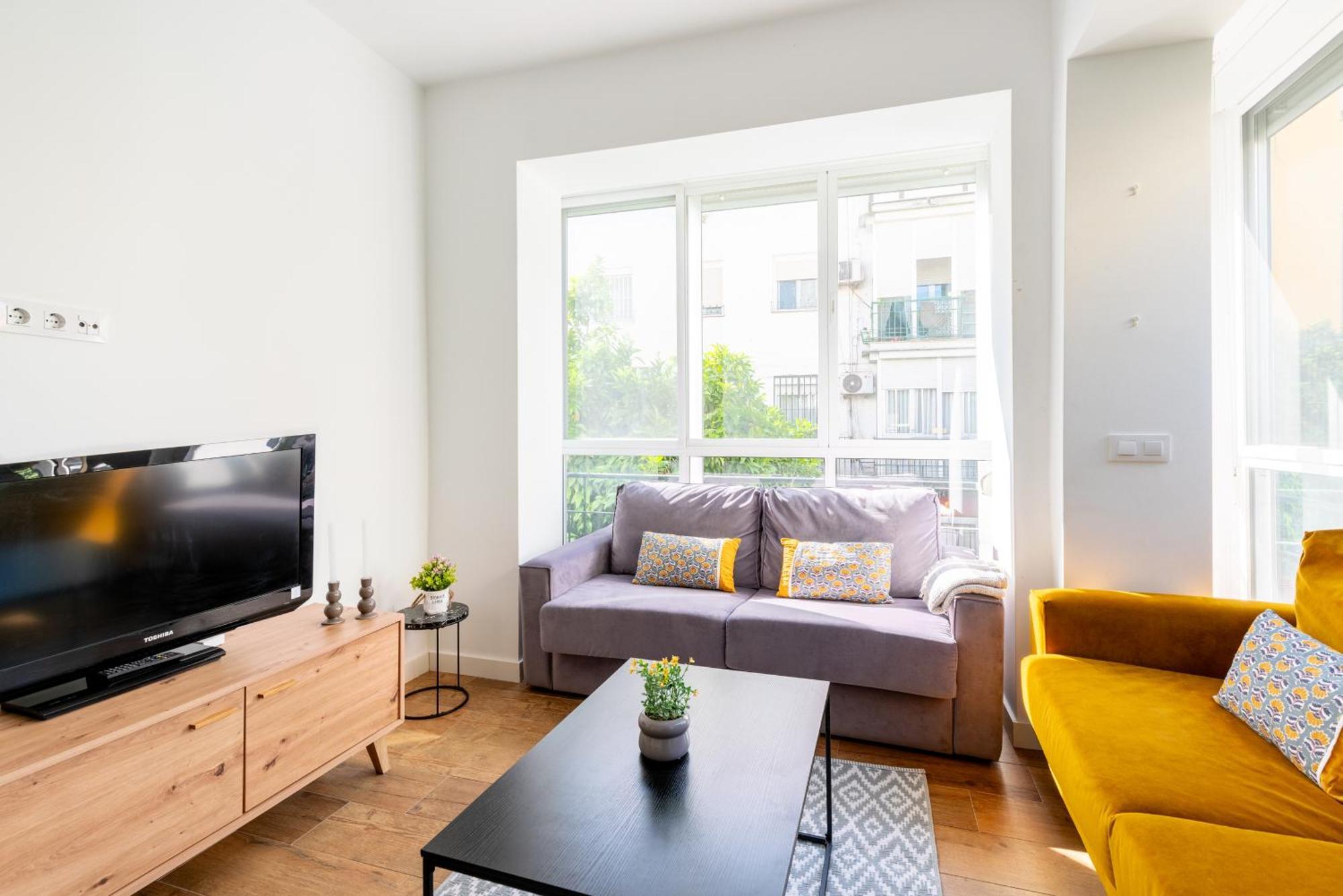 Confortable Apto. 3 Habitaciones Sevilla Eksteriør billede